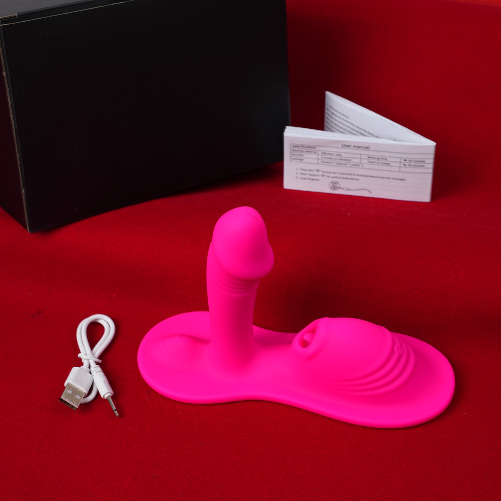Sit&Ride Grinding 9 Vibrators Modes Dildo Licking for Women APP Control Sex Toy