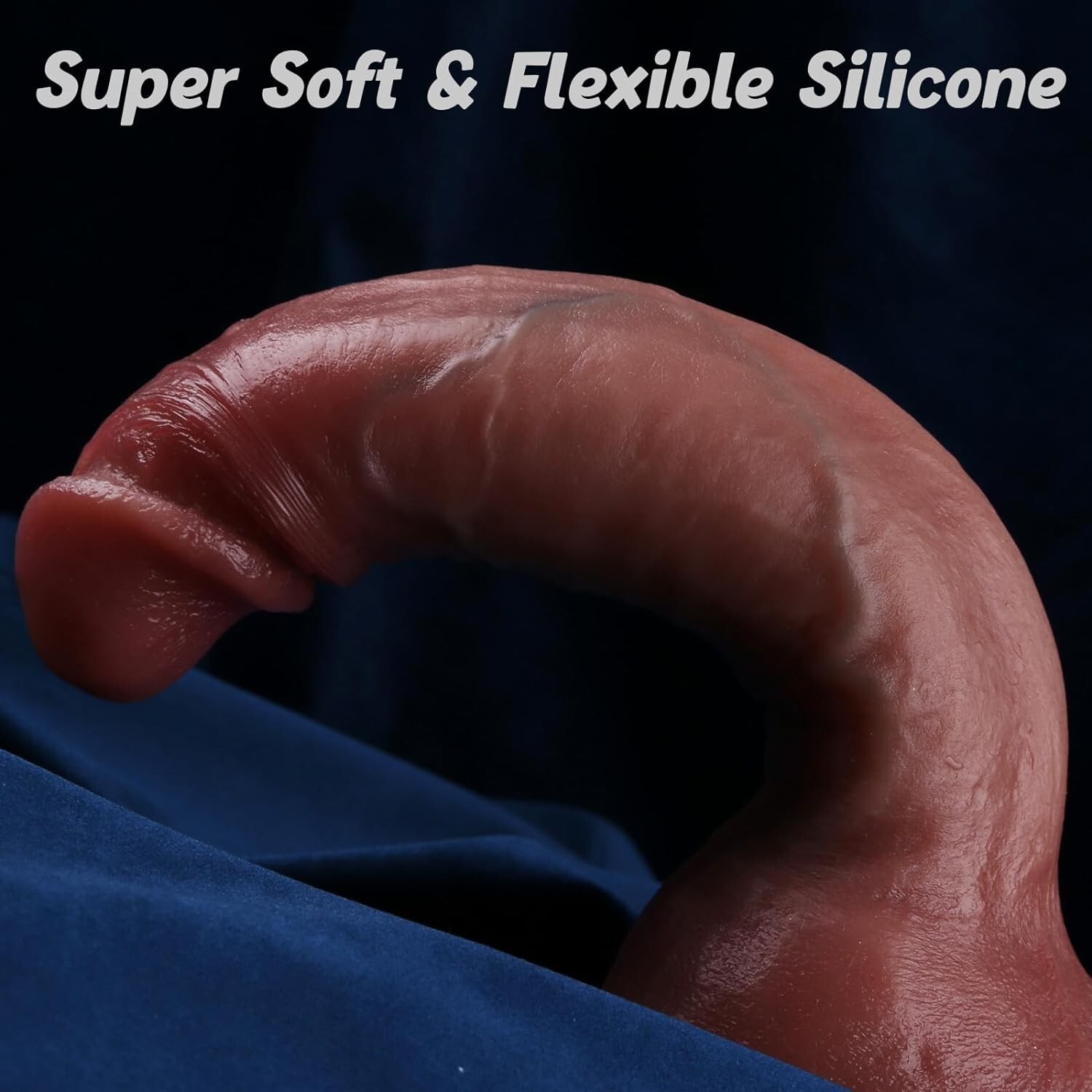 Liquid Silicone Realistic Huge Dildo Cock Suction Cup Women Sex Toys Thick Dong
