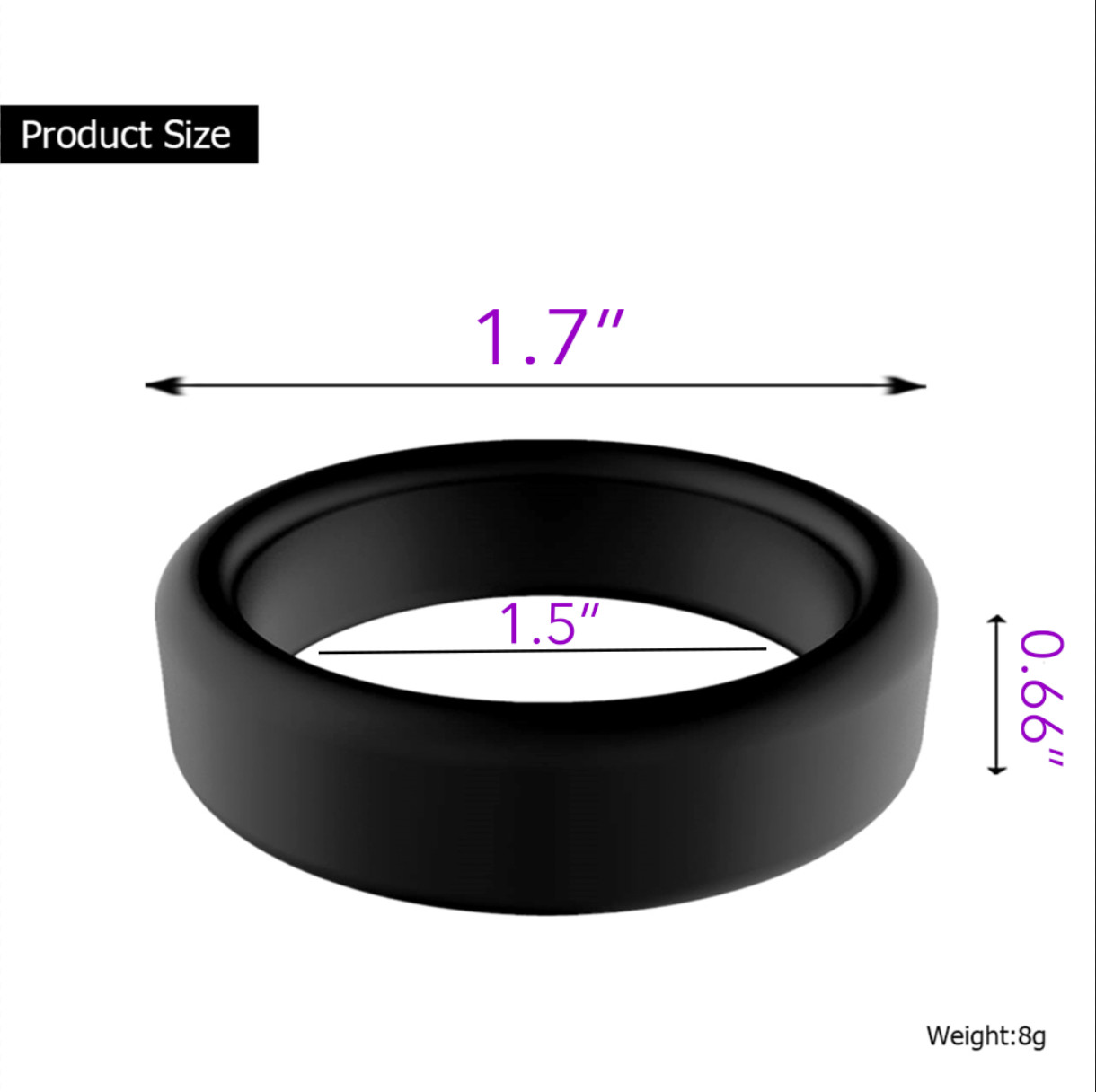 Large Flat Stamina Cock Ring Penis Ring Enlarger ED Xexy Adult Sex Toys