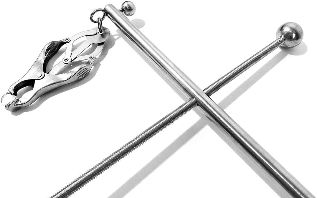 Stainless Steel Clip Nipple Clamps Breast Stretching Fixation Torture BDSM Women