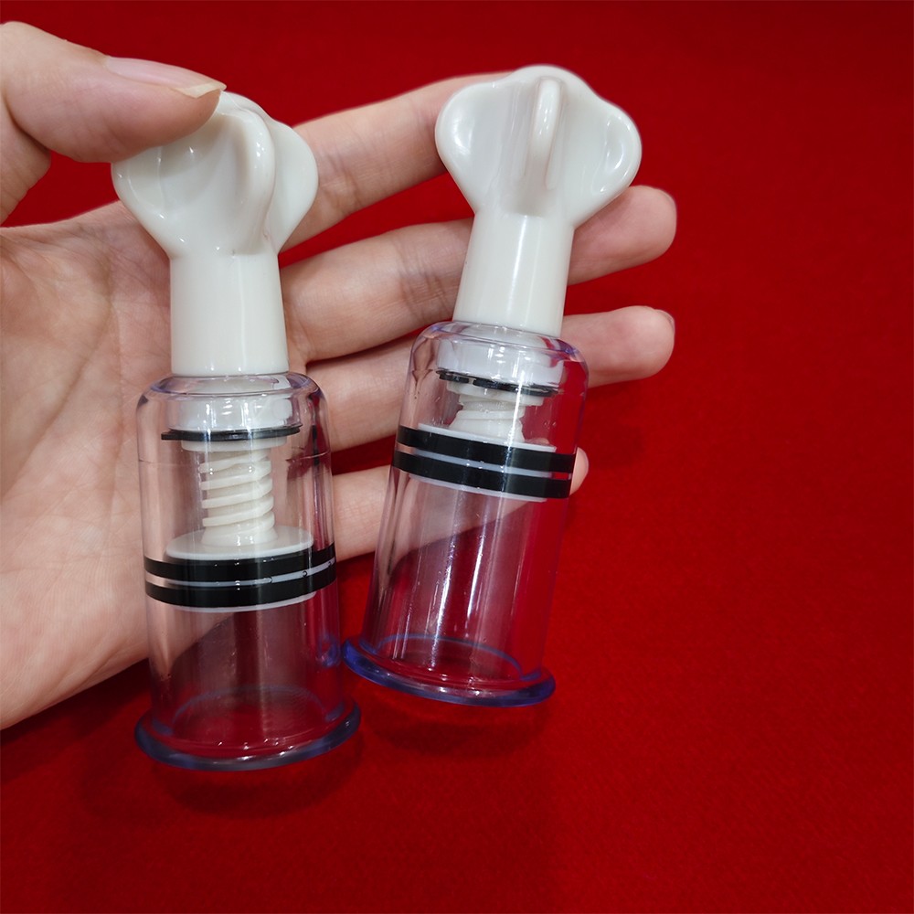 Vacuum Nipple Sucker Twist Clamps Breast Suction Cup No Pump Sex Toys for Women