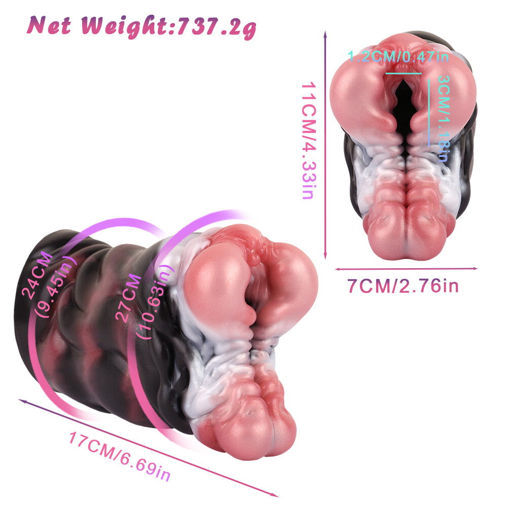 6.69″ Alien Male Masturbater Pocket Pussy Sucking Sex Penis Men Masturbation Toy