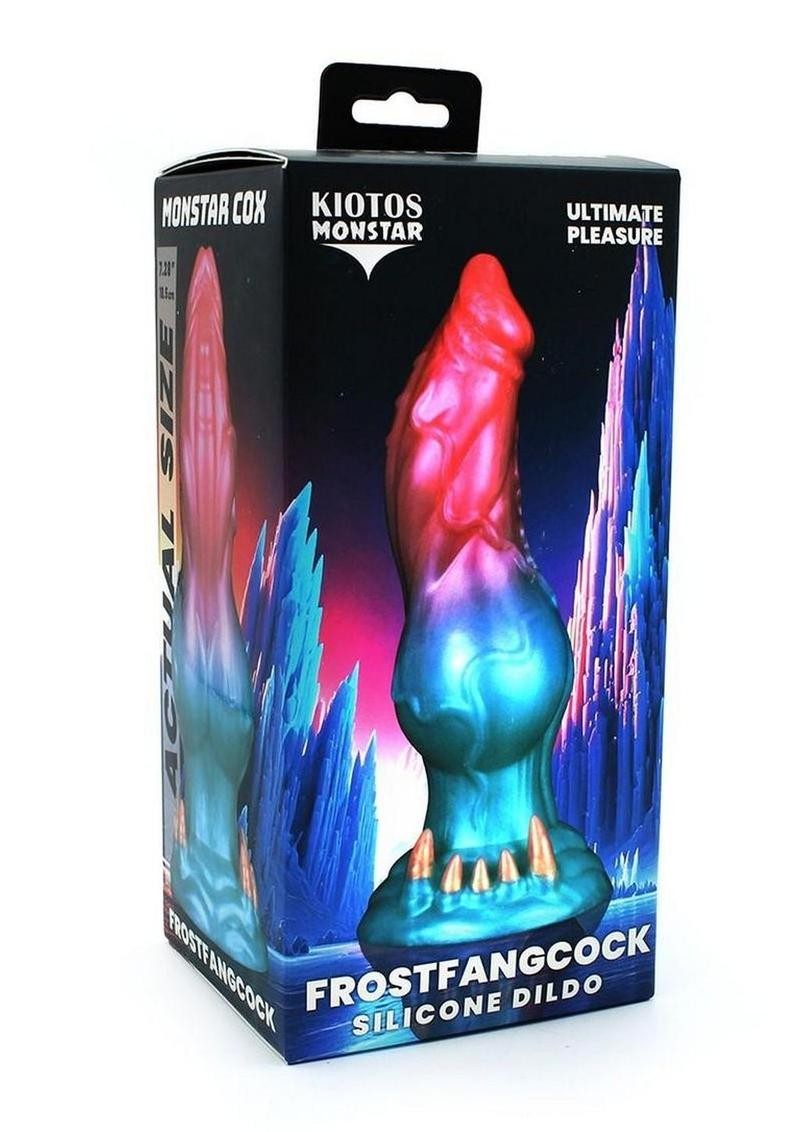 Monstar Cox FrostFang Cock Silicone Dildo – Pink/Blue