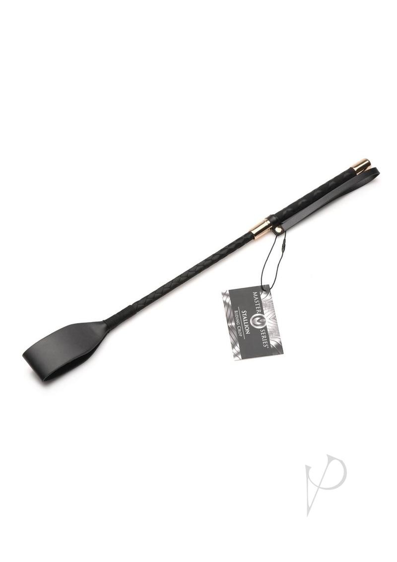 Master Series Stallion Riding Crop 18in – Black