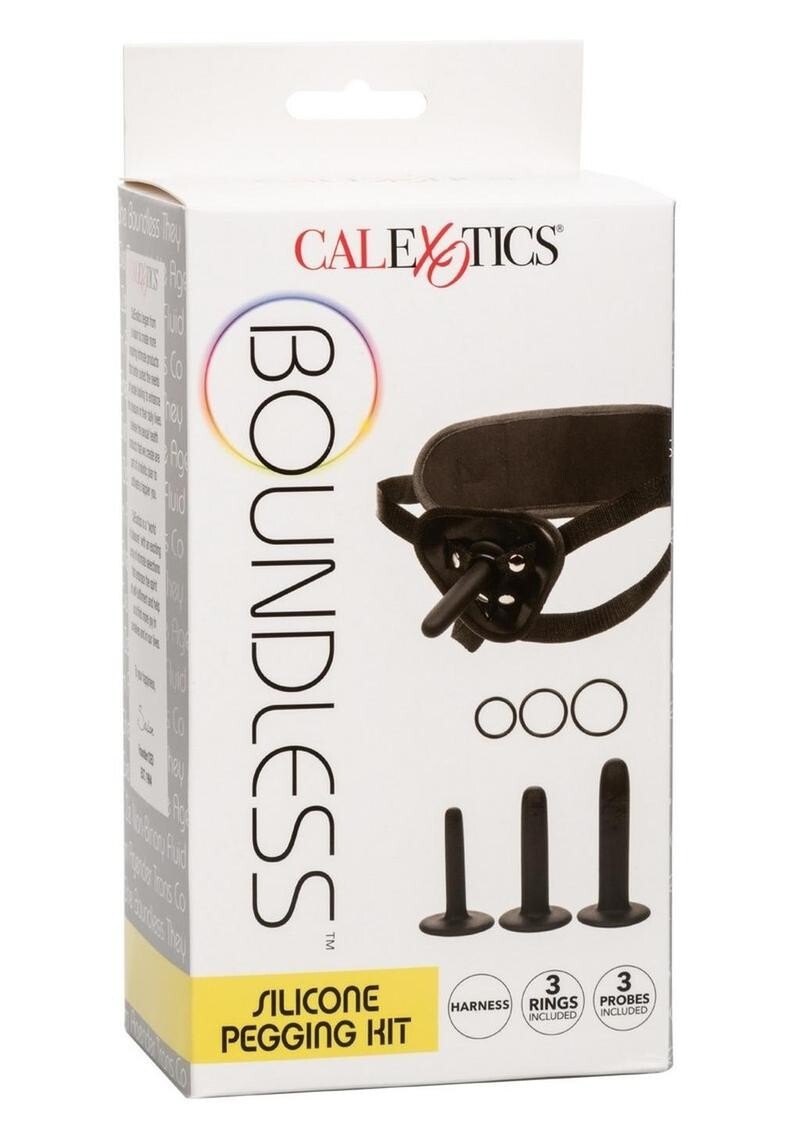 CalExotics Boundless Couples Silicone Anal Pegging Strap On Kit