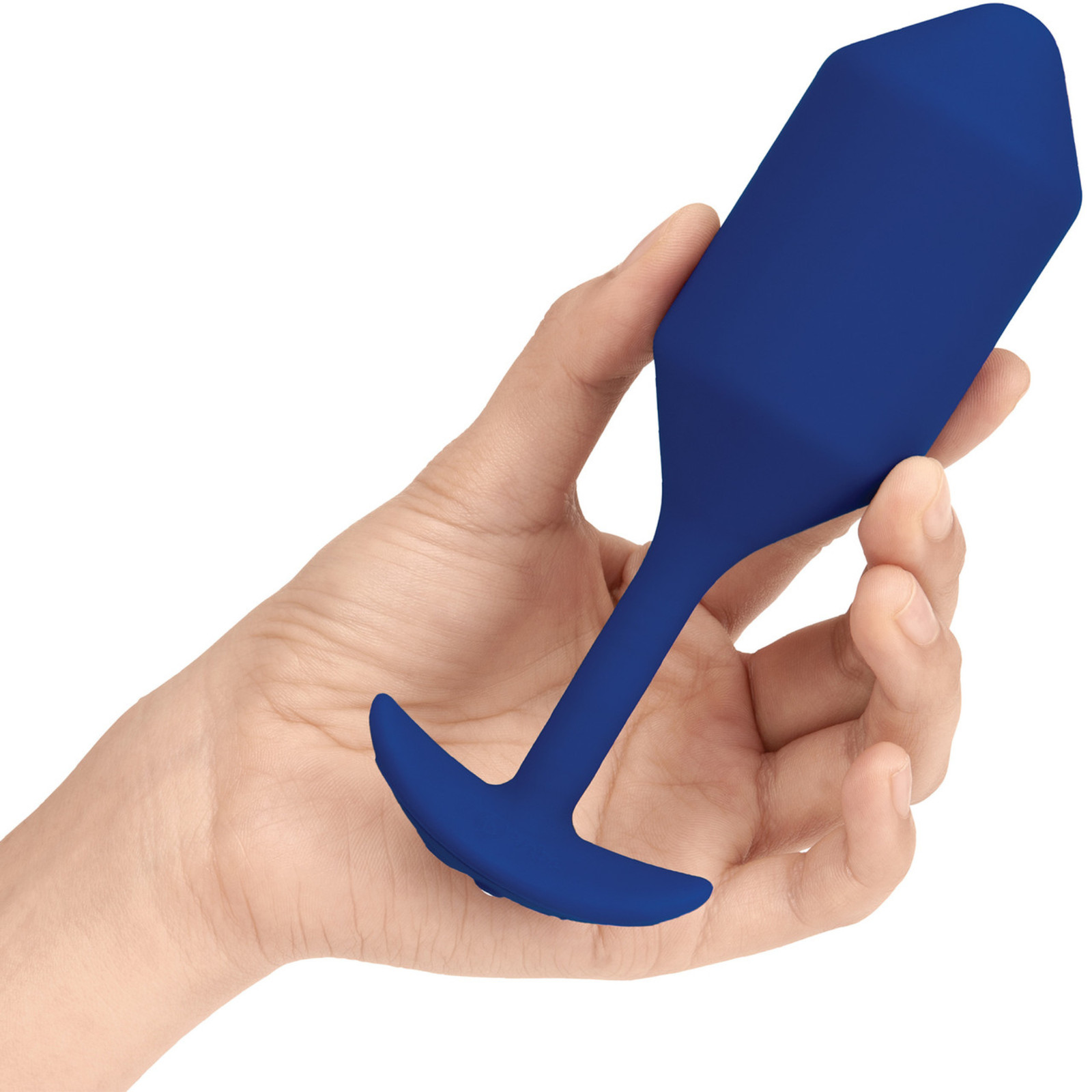 Bvibe Weighted Silicone Vibrating Anal Probe Stimulating Butt Plug Sex Toy