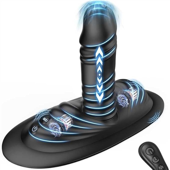 Women Sex Toys Sit and Ride Vibrators Dildo Remote Control Clit Anal G Spot