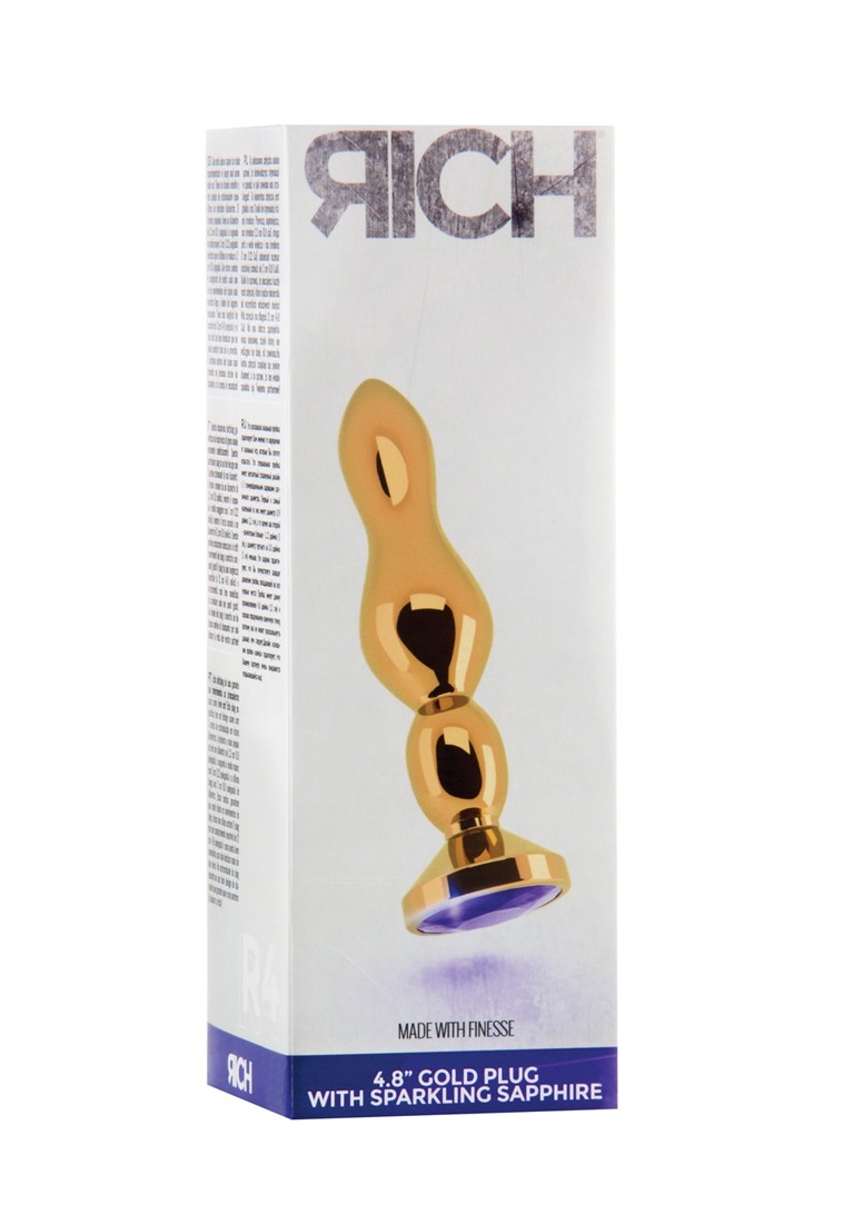 Rich R4 – Gold Plug – 4.8 Inch – Purple Sapphire