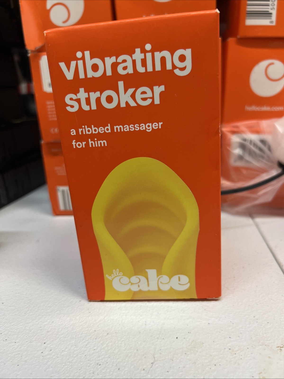 Hello Cake Vibrating Stroker Adult Toy New