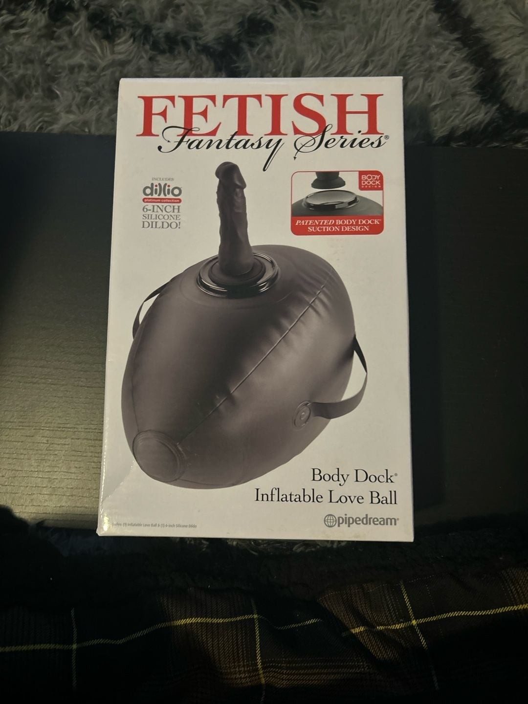 Pipedream Fetish Fantasy Body Dock Inflatable Love Ball with 6-Inch Silicone D
