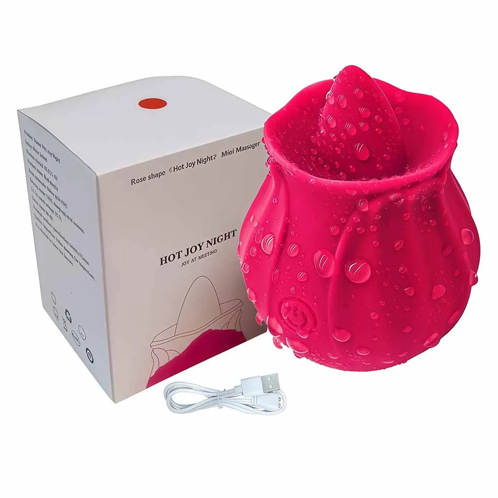 Tongue Licking G Spot Vibrator for Women Nipple Oral Stimulator Powerful Clitori