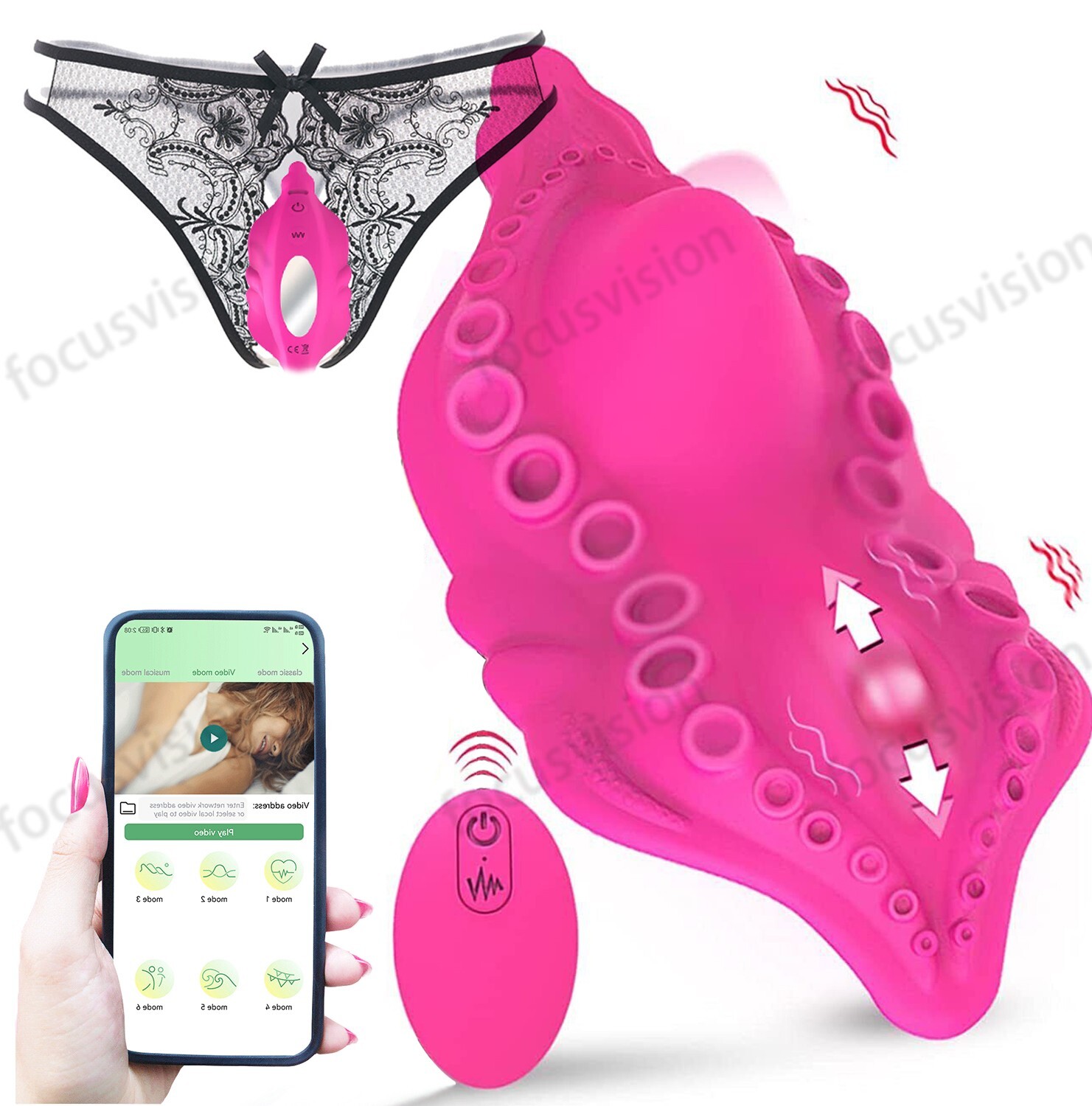 Wearable Vibrator G-Spot Dildo Clit Clitoris Massager Sex Toys For Women Remote