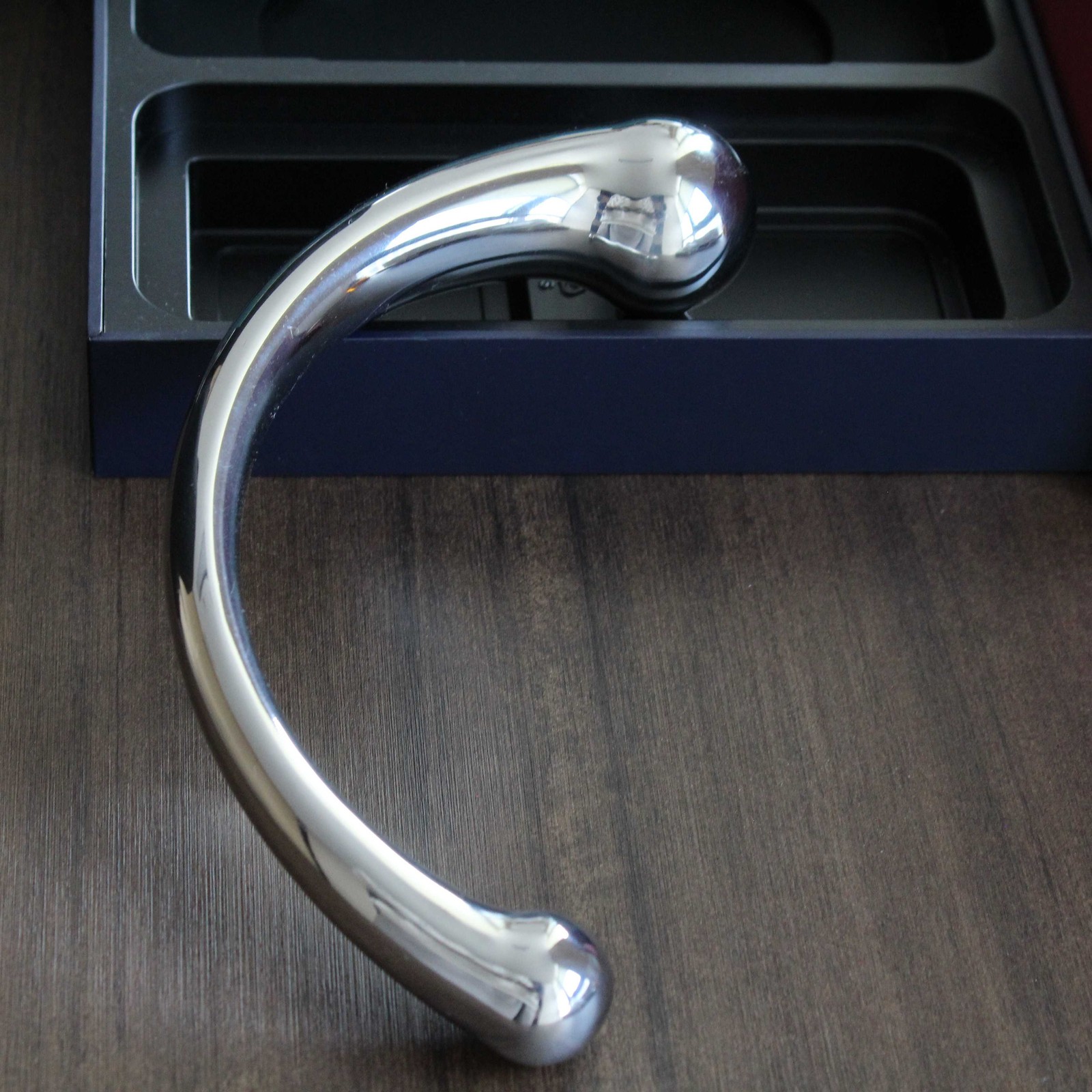 Anal Plug Curved Dildo Double Head G-spot Massager Prostate Metal Steel Sex Toys