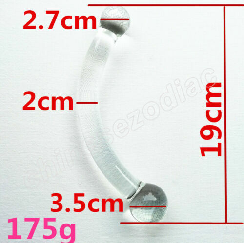 Metal/Crystal Glass Dildo Anal Butt Plug G Spot Massager Vagina Adult Sex Toys