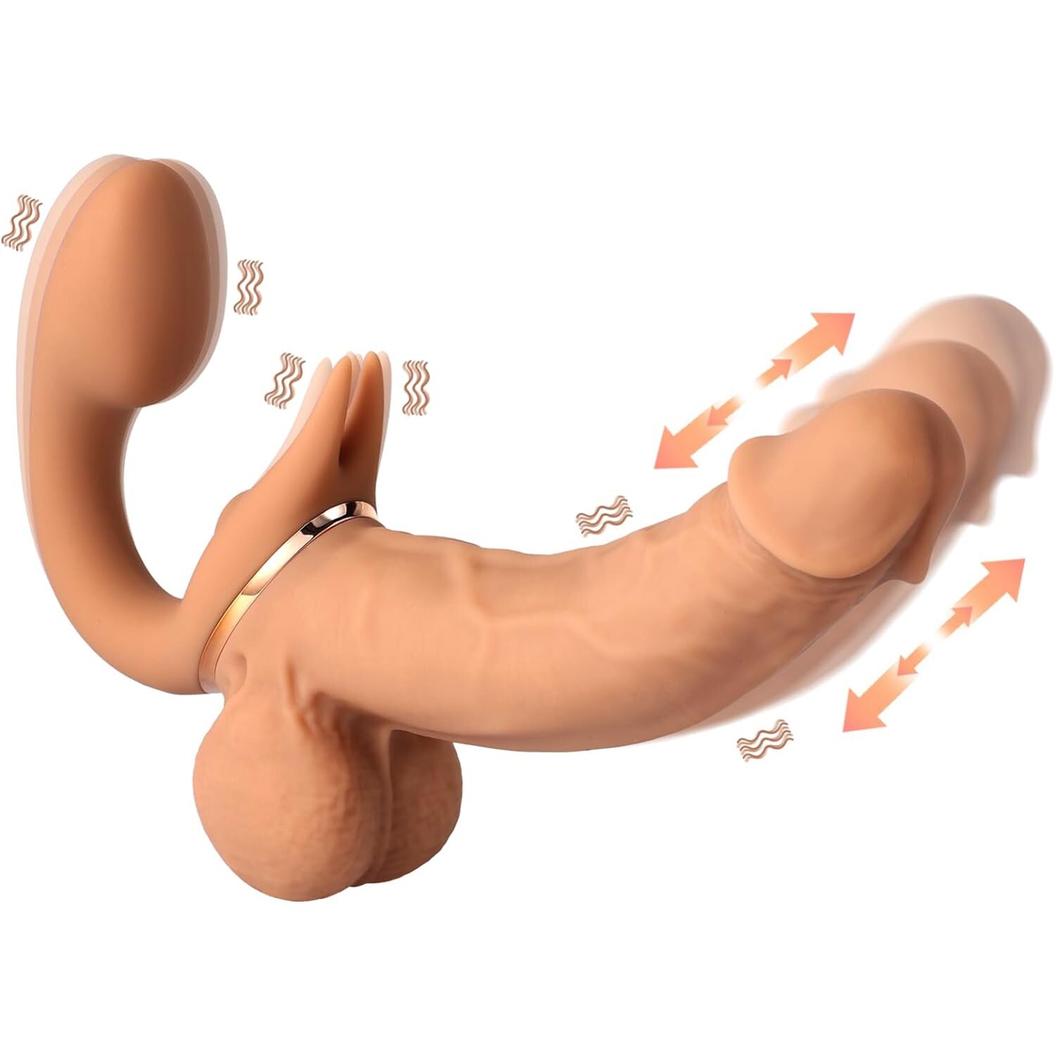 Double Sided Ended Headed Dildo 12 Modes Vibrater Dong Sex Toys Women Lesbians