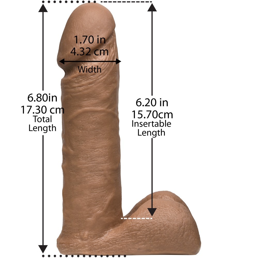 Dildo Vac-U-Lock 6″ ULTRASKYN Cock