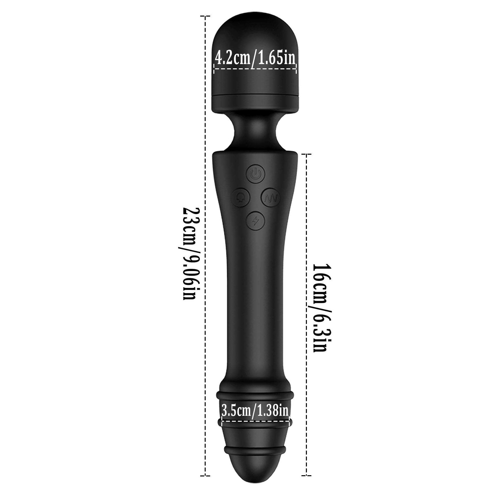 Dual-Ended Dildo Massager Vagina Vibrator for Couple G Spot Clitoris Stimulator