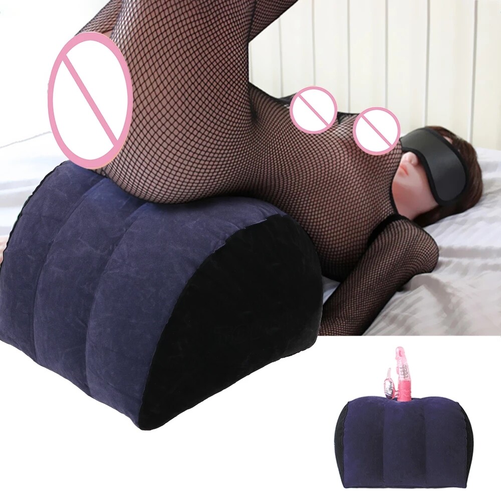 Couple Wedge Cushion Sex Pillow Position Love Ramp Sex Toys Toughage Inflatable