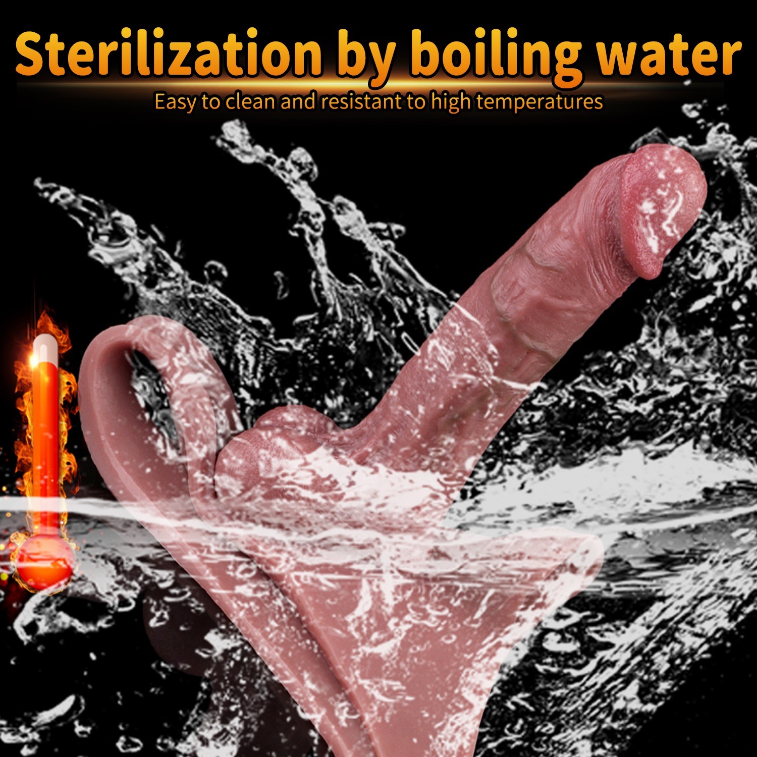 Silicone Pants With Realistic Hollow Dildo Wearable Penis Sleeve Male Sex Toys