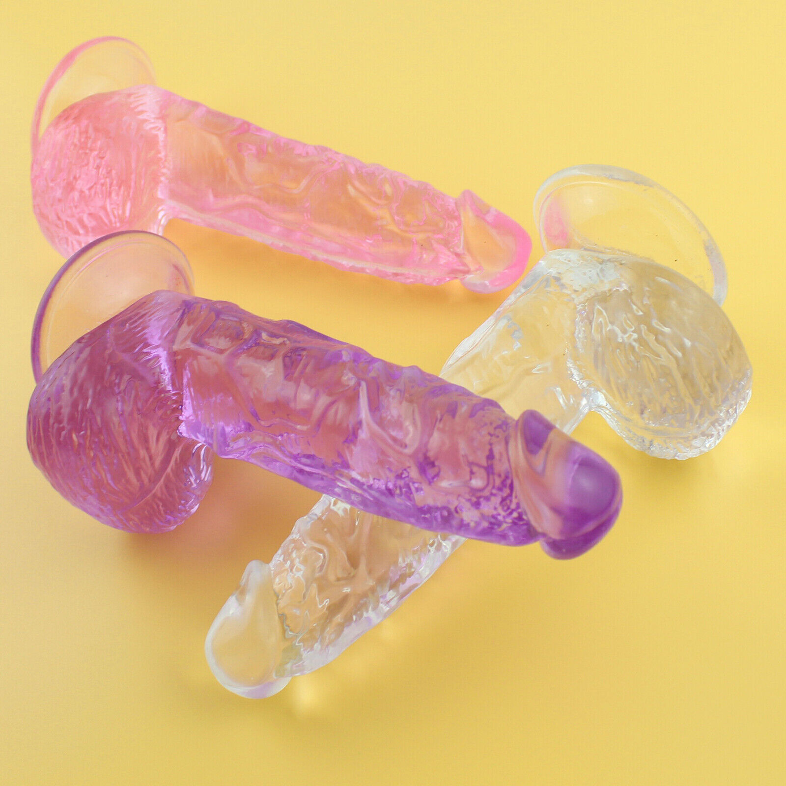 Dildo For Men Anal Toy Realistic 6.8/7.6/8.6″ Penis Suction Cup Women Sex Toys