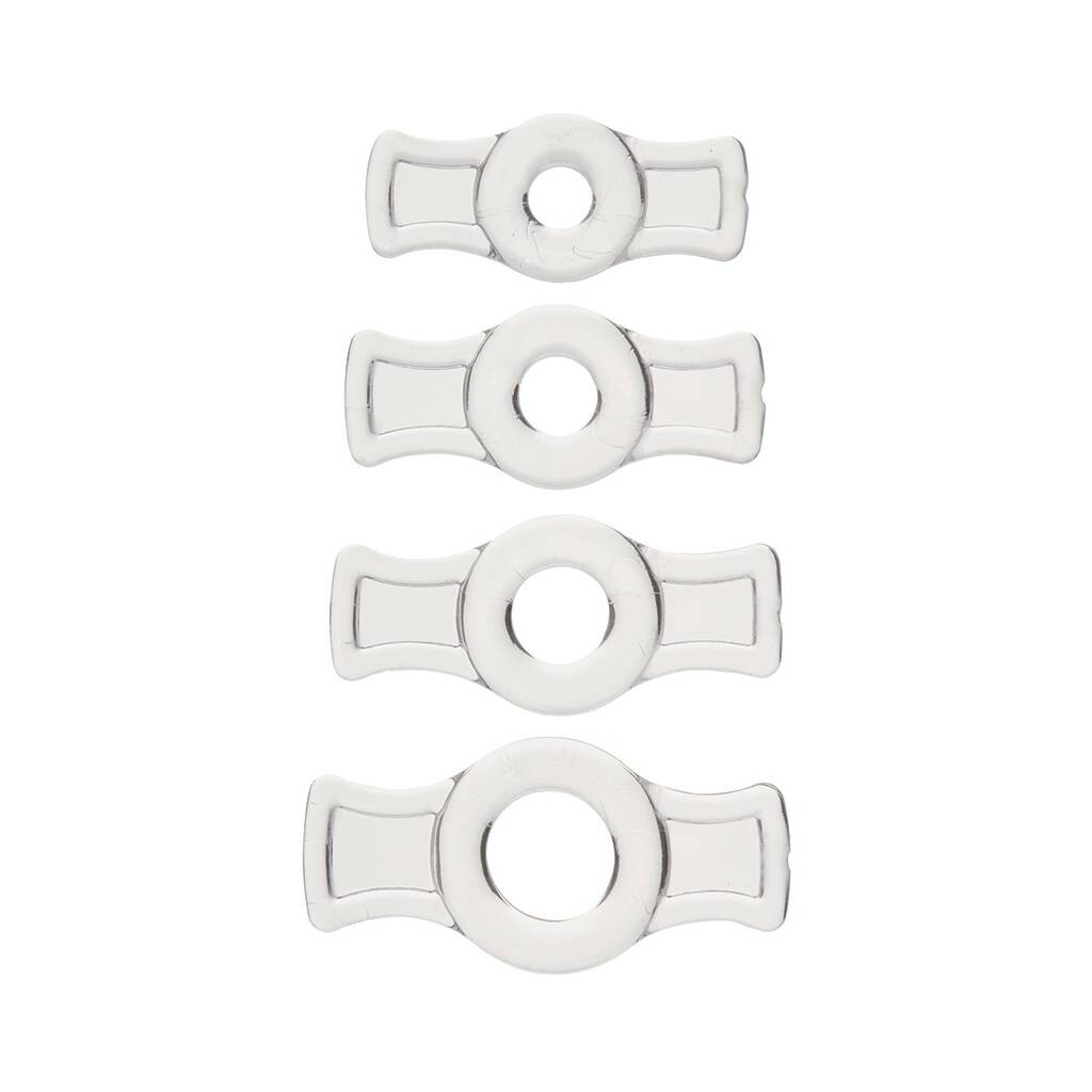 Doc Johnson TitanMen Cock Ring Set – Clear