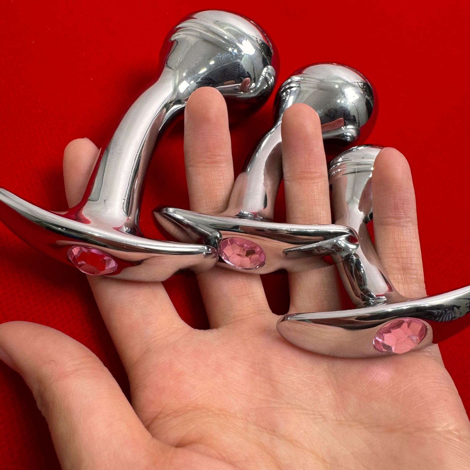 Metal Butt Plug Vibrator Prostate Massager Anal Bead Dildo Sex Toy for Men Women