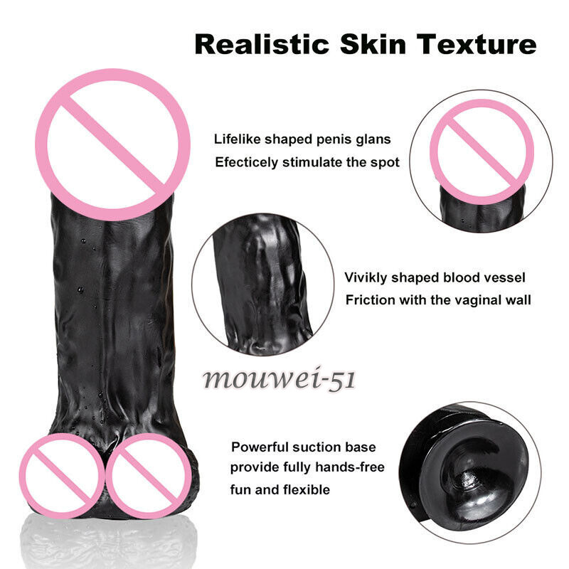 Huge Dildo Sex Toys Masturbators Big Penis Cock Vaginal Anal Dilator No Vibrator
