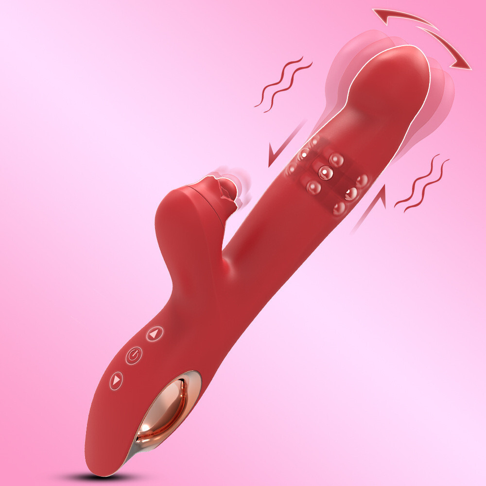Beads Massage Finger Rabbit Vibrator