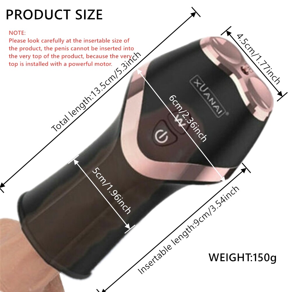 Automatic Male Mastubator Pocket Pussy Blowjob Masturbators Cup Sex-Toys Adult