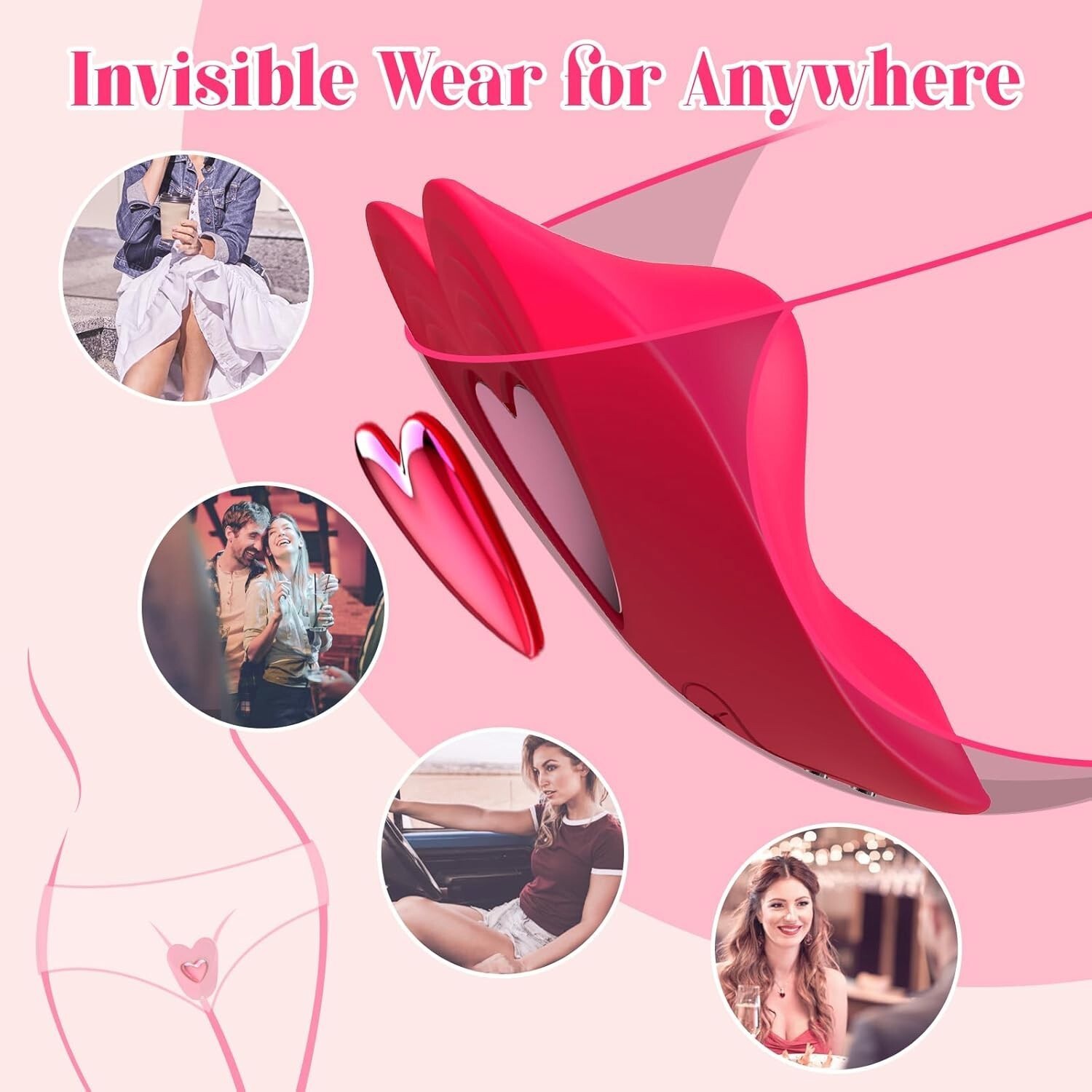 Remote Control Wearable Vibrator for women Clit G Spot Dildo Massager Sex Toys