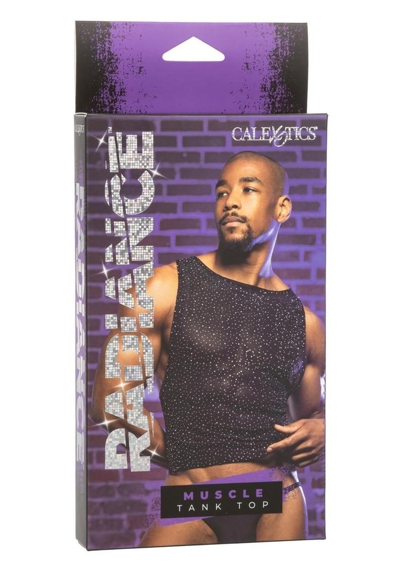 Radiance Muscle Tank Top – Black