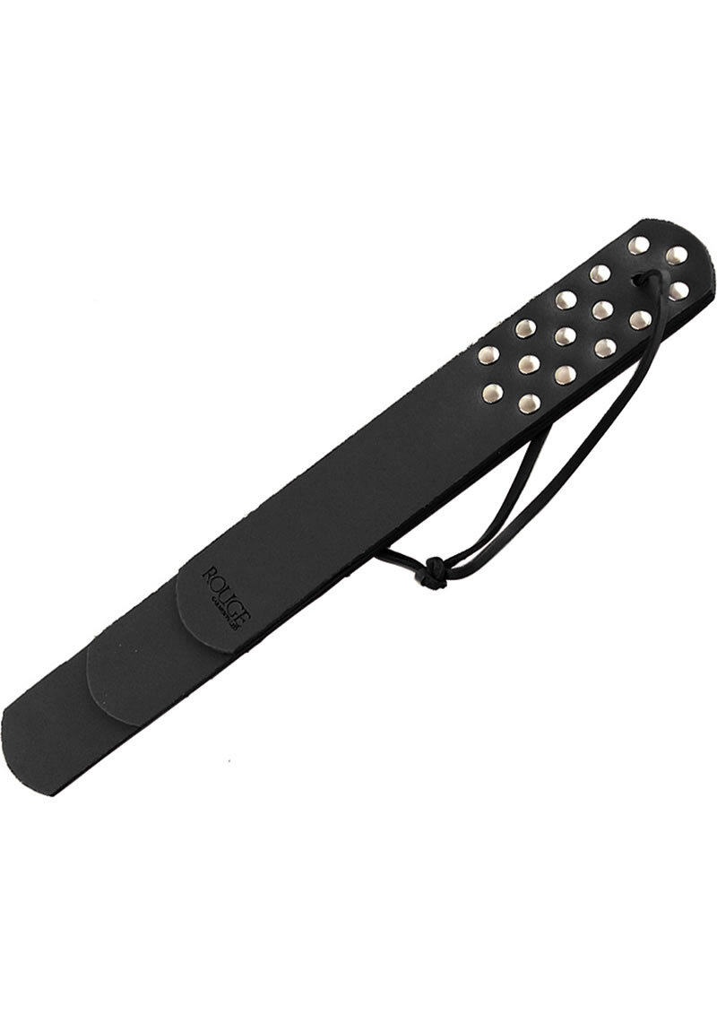 Rouge Leather Three Flap Paddle – Black