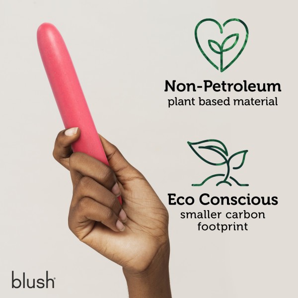 Blush Gaia Eco – 7” Sustainable Plant Based Vibrator – Non Petroleum Based