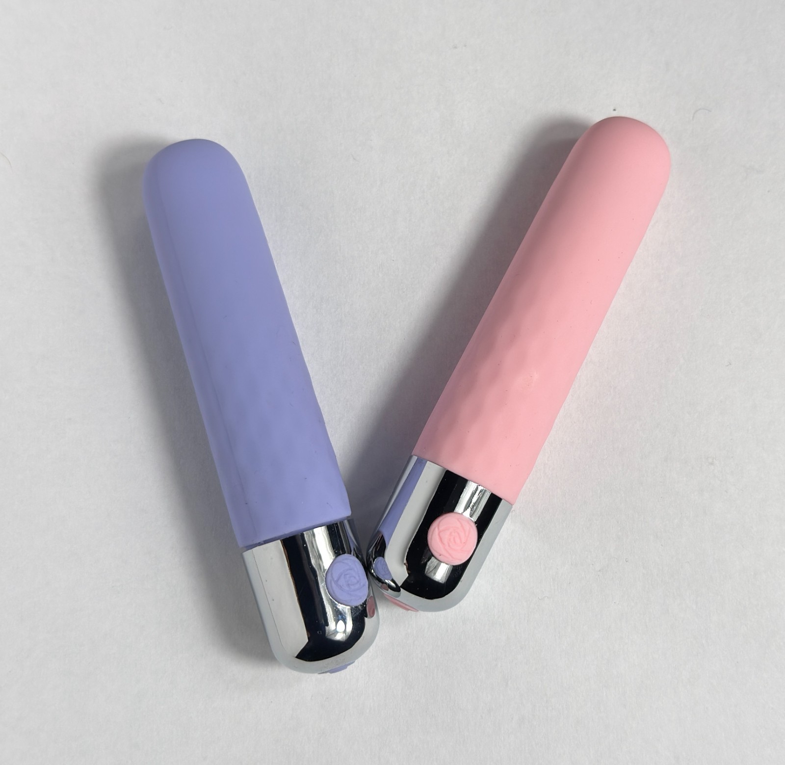 Good & Safe Massager Wholesale Lot 10 Pack Waterproof USB 10 Modes Pink Purple