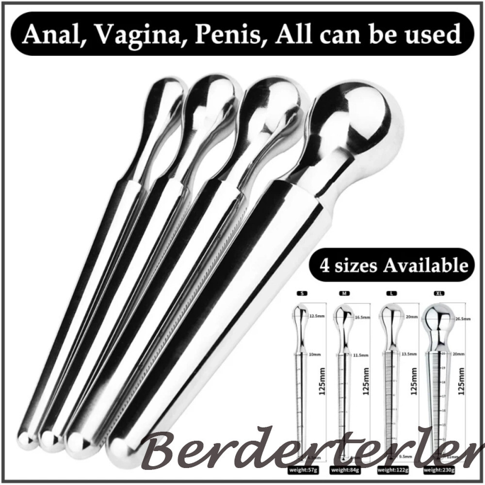 6.0 Anal Vagina Eye Wand Stainless Steel Prostate Massager Posterior Stimulation