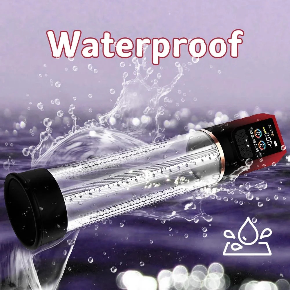 Penis Pump Penis Enlarger Extender with Lube,3 in 1 Men’s Vibrator,Electric Peni