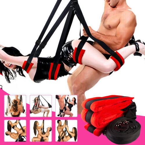 BDSM Bed Bondage Handcuffs Leg Cuffs Binding Straps Sex Toys For Couples Women