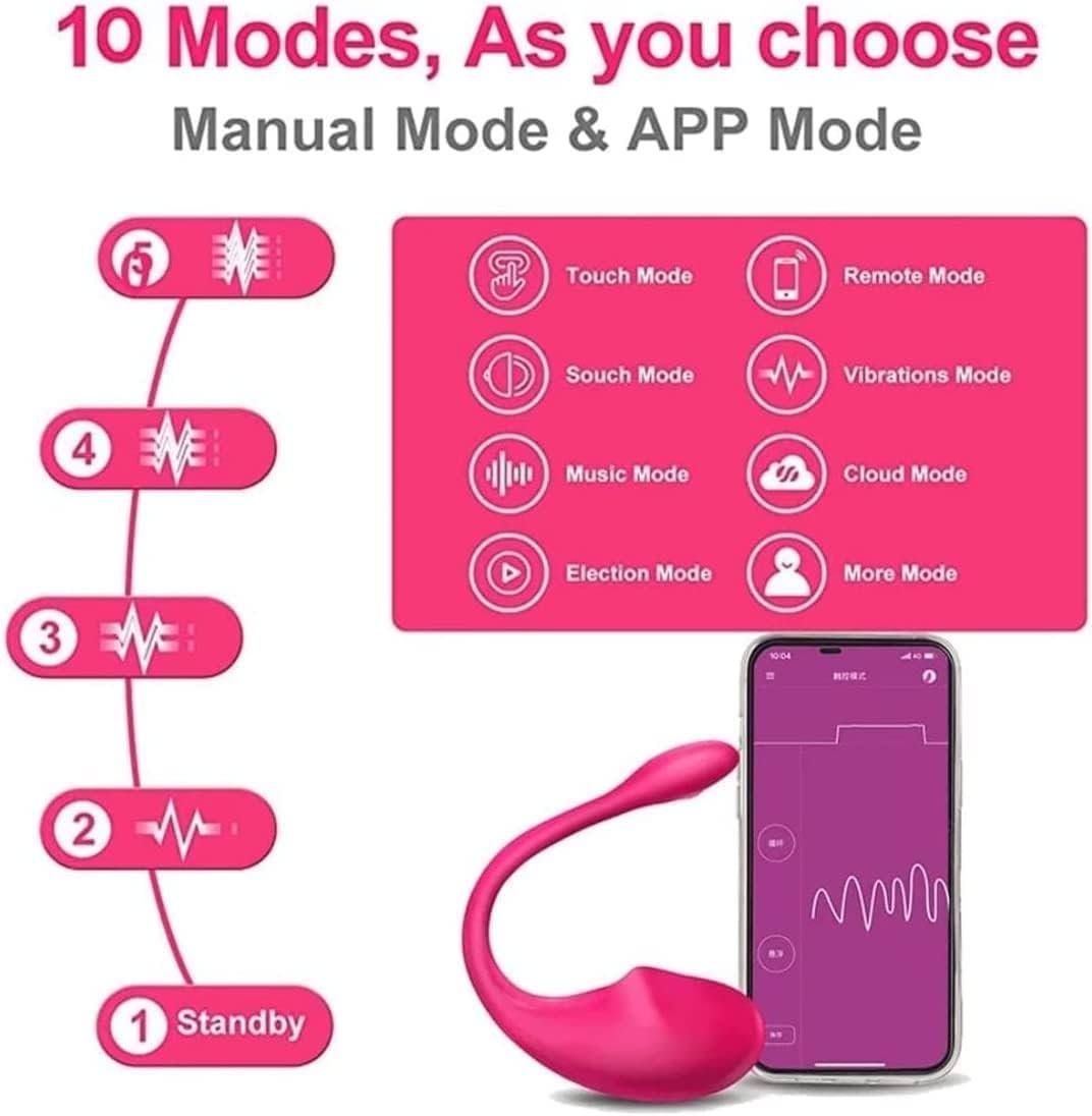 Wearable G-Spot Vibrator-APP Control, Mini Egg Vibrator Sex Toys for Women