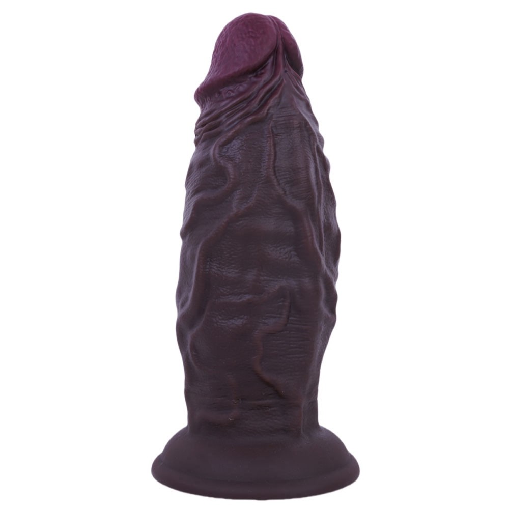 7.6 inch Silicone Realistic 2.6″ Girthy Suction Cup Dildo without Balls Sex Toy