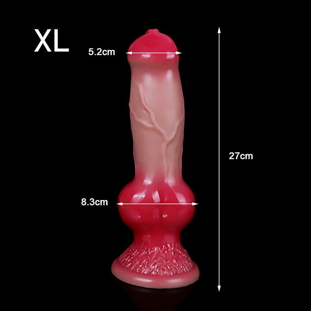 Godemiché-En-Silicone-Plug-Anal-Pénis-Souple-Dilatateur-Stimuler-Le-Vagin-Neuf
