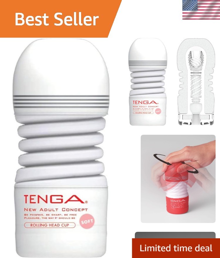 Revolutionary Vacuum Cup Male Stroker: Gentle Rolling Head for Ultimate Pleasure