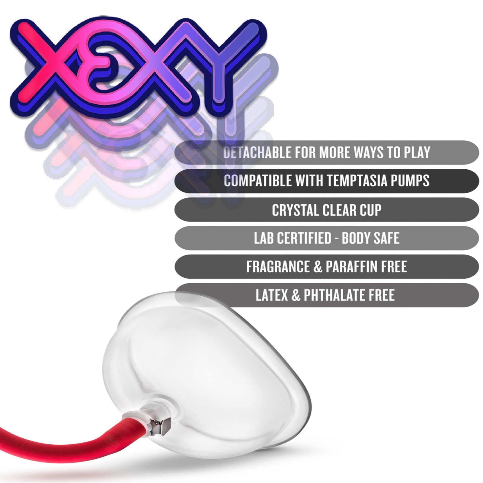 Pussy Pumping Cylinder Vulva Cup ONLY Xexy Adult Sex Toys