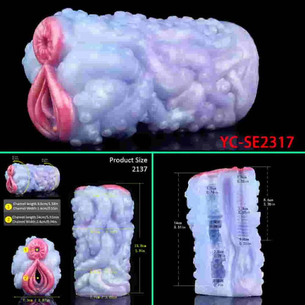 Fantasy Tentacles Silicone Male Masturbator Pocket Pussy Penis Stroker For Men