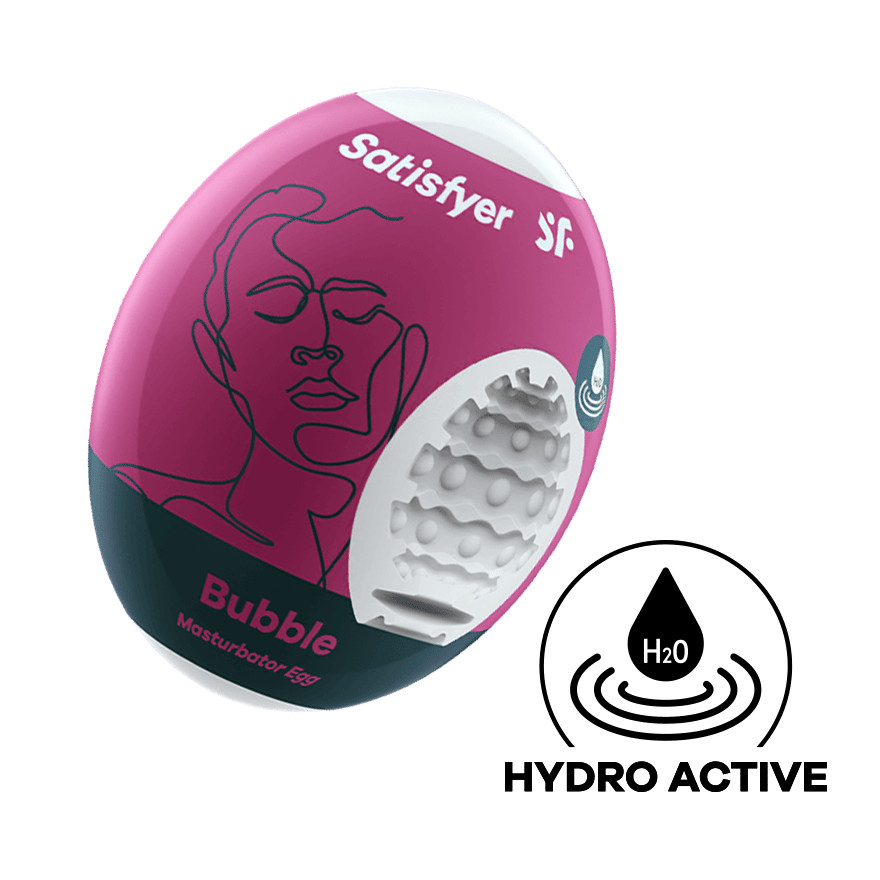 Satisfyer Masturbator Egg – Portable Stroker Sleeve, Stretchy, Disposable