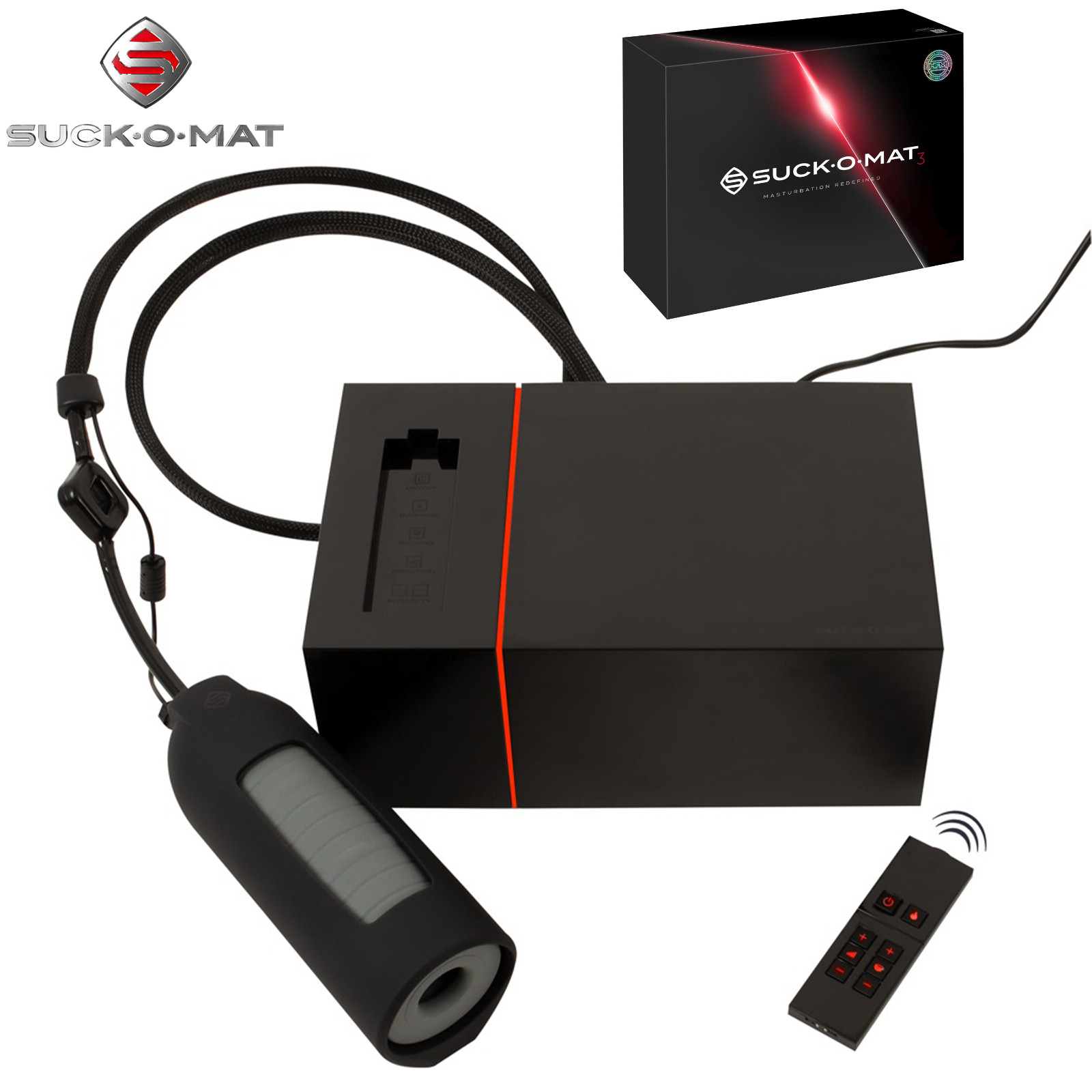 Suck-O-Mat 3 Powerful Automatic Masturbator with Wireless Remote