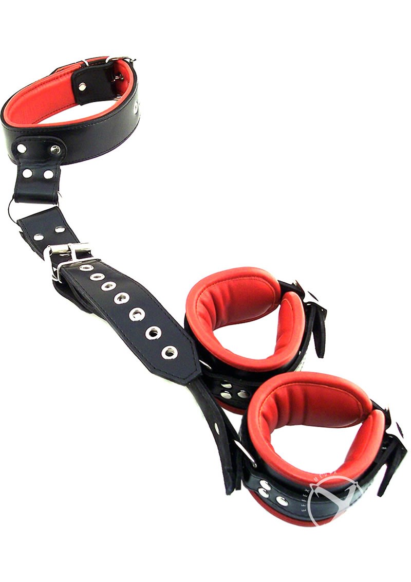 Rouge Neck To Hand Restraint – Black/Red