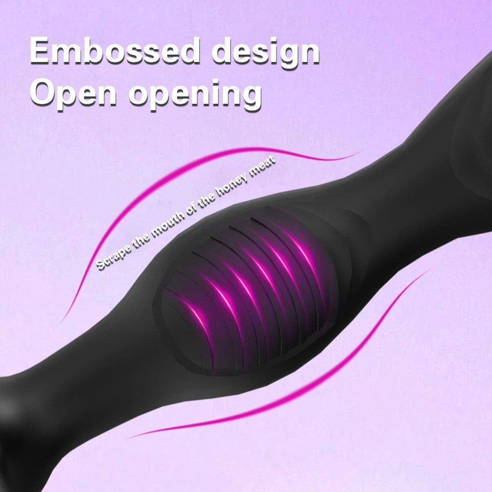 Expandable Inflatable Dildo Pump Cock Anal Butt Plug Penis Sex Toy Silicone NEW