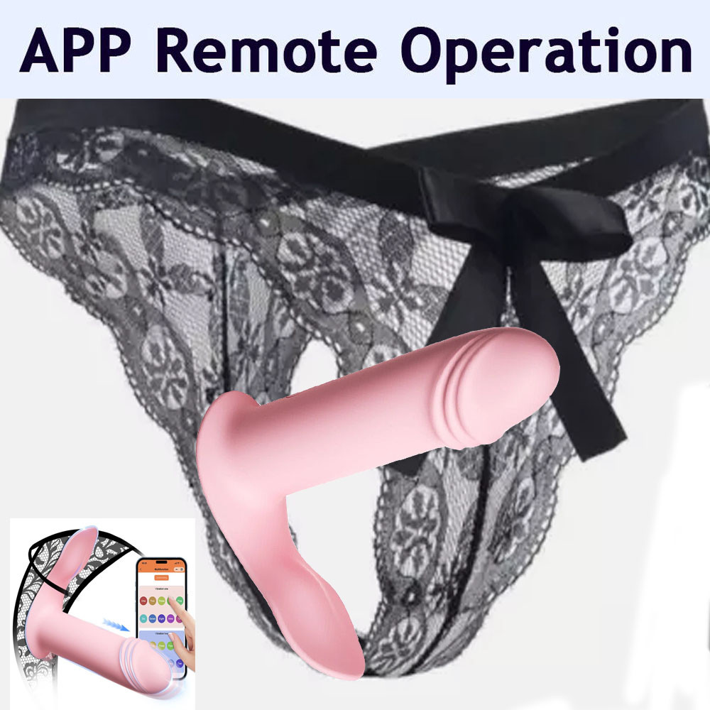 Wearable Dildo Massager APP Ctrol Clit G-Spot Vibrator Sexy Sex Toy for Women