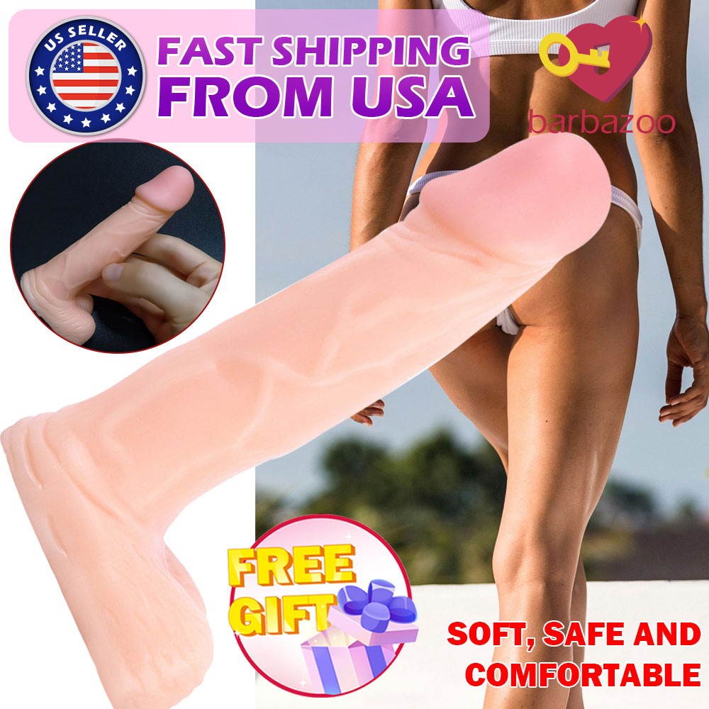 4.3″ Realistic-Small Beginner-Penis-Dong-Anal-Dildo-Cock-Prostate-Butt Plug-Toy