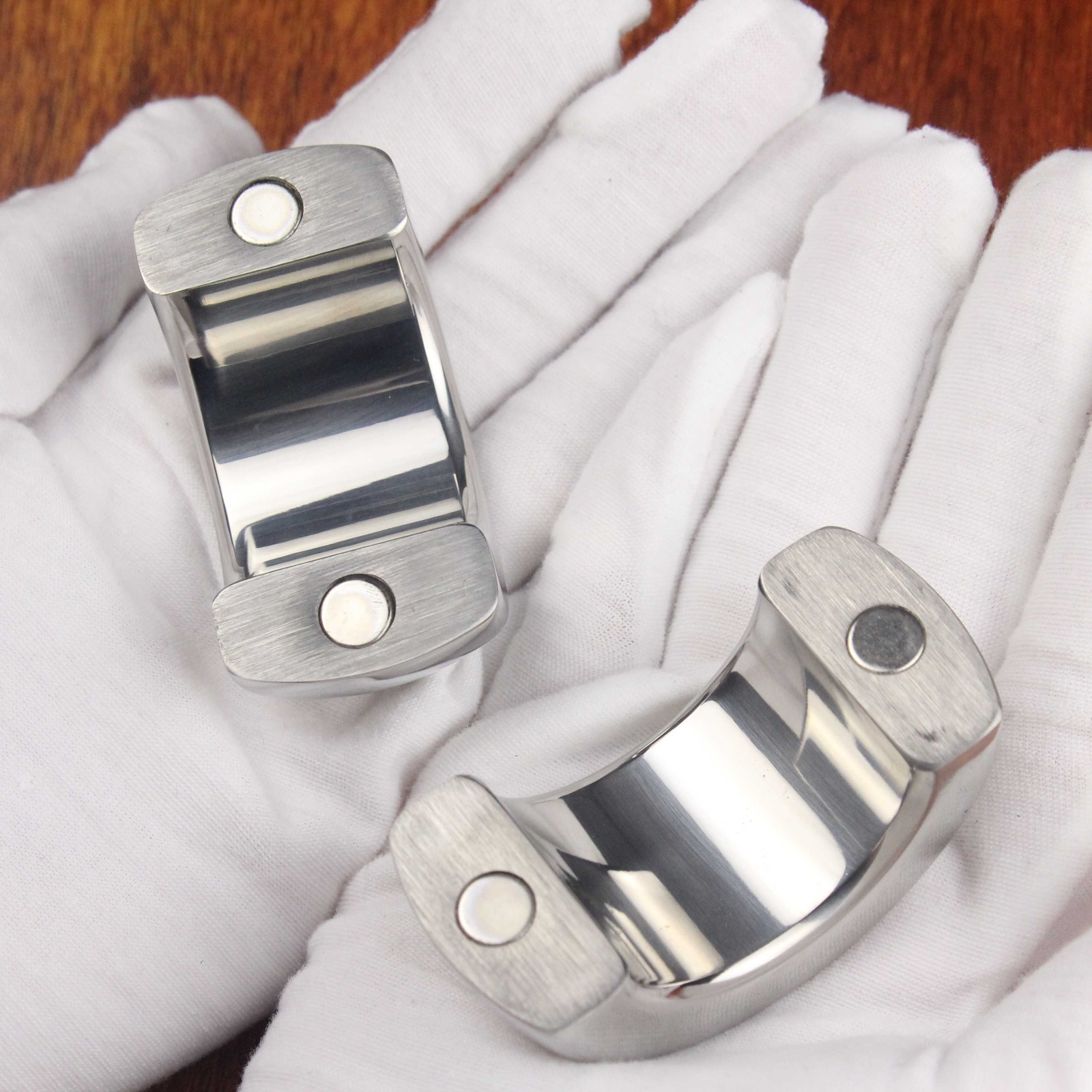 Heavy Duty Magnetic Ball Stretcher Scrotum Penis Ring Weight Testicle Sex Toys